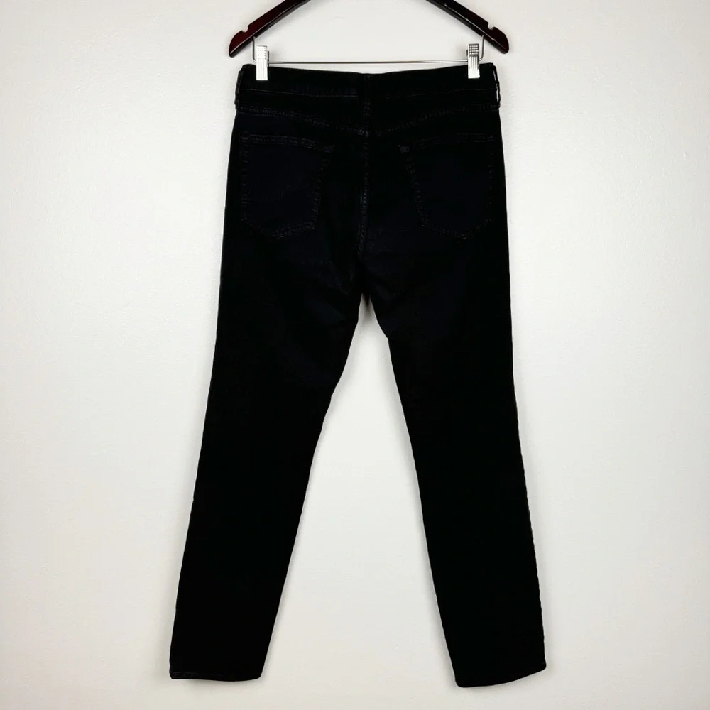 J. Crew Men's 770 Straight Fit Garment Dyed Five Pocket Jeans Black Size 30x32